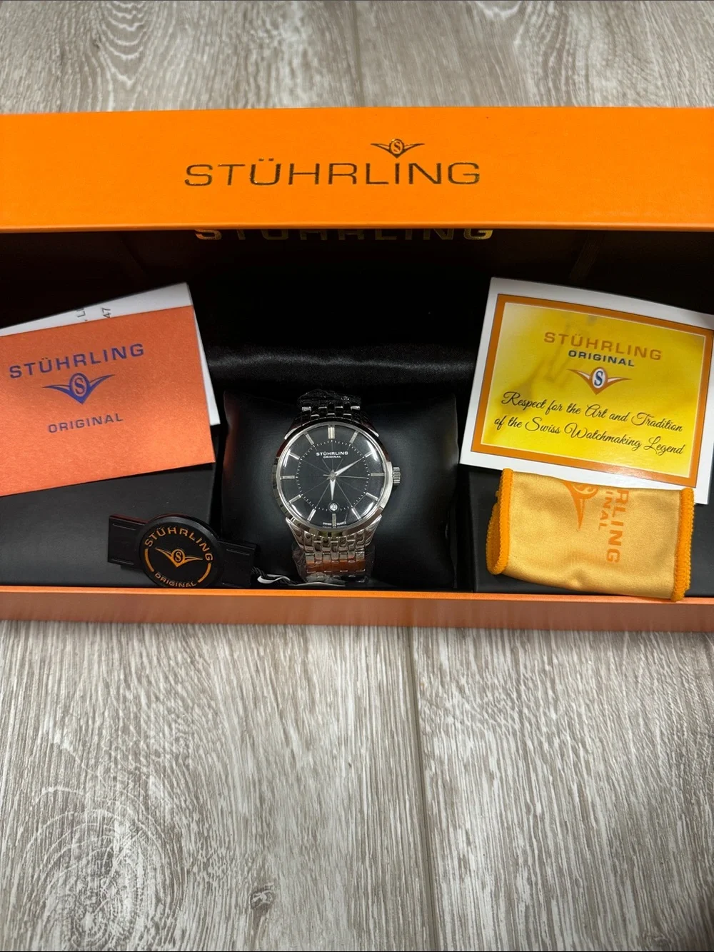 Stuhrling Original Men's Arlington 461 Quartz 40mm Classic
